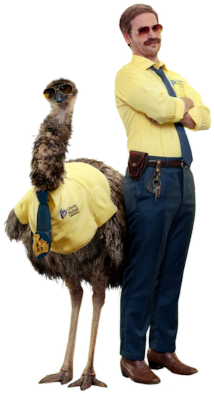 Lemu the Emu and Doug
