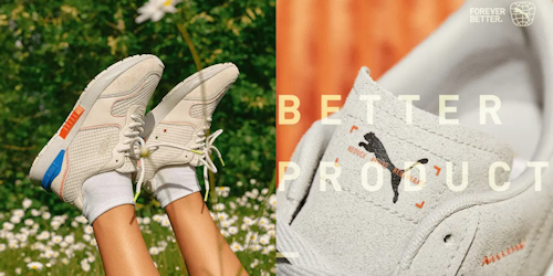 Shoes with nature-safe leather parts